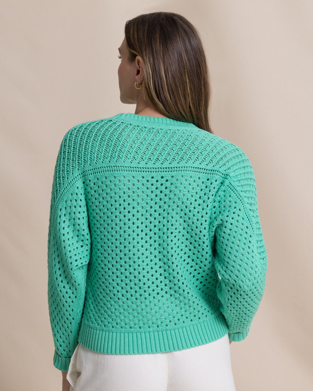 Ophelia Open Stitch Sweater - Florida Keys
