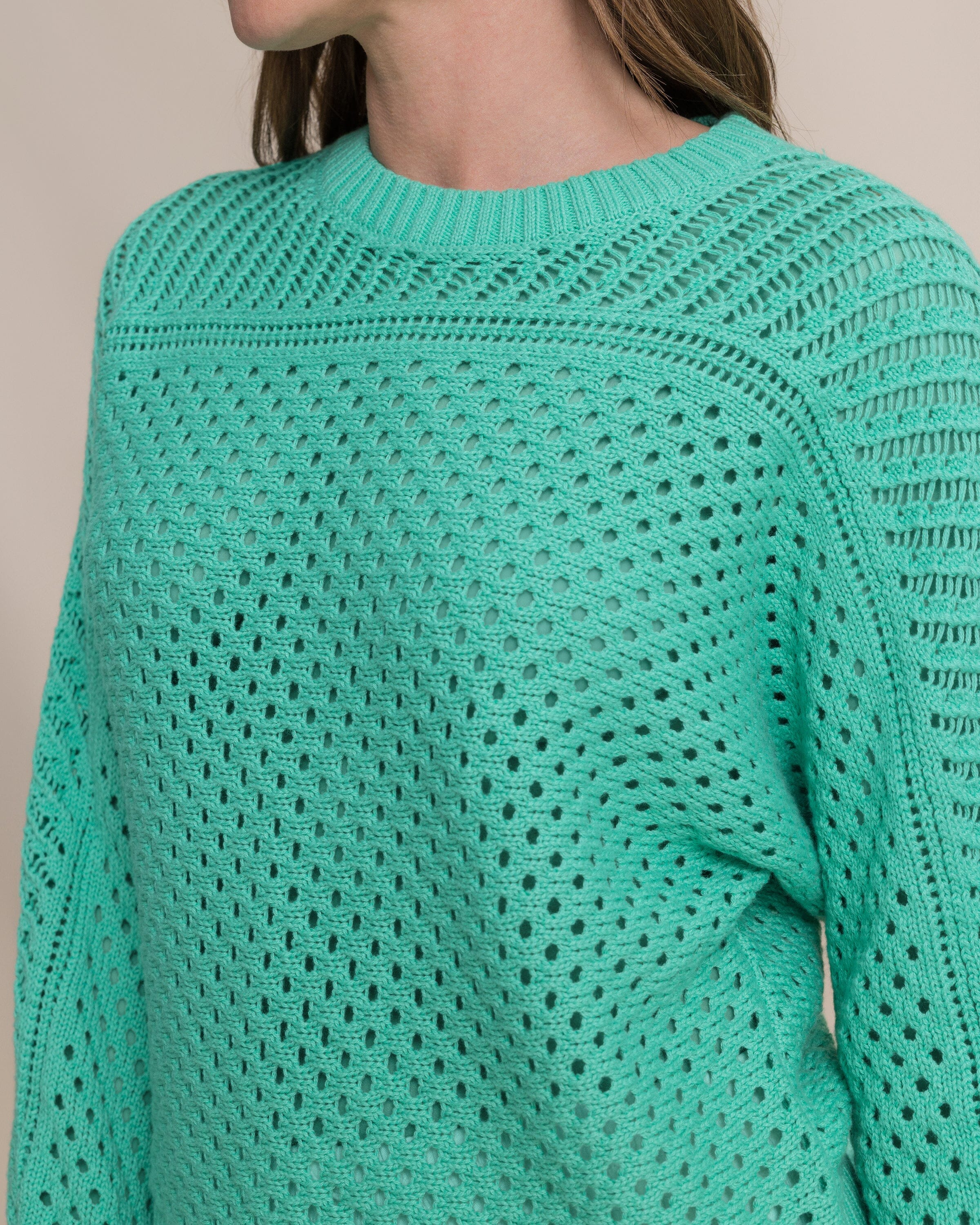 Ophelia Open Stitch Sweater - Florida Keys